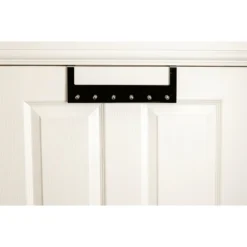 None Over The Door Hook Rail - Polished Chrome - 6 Hooks -Furniture Shop 12806958 1644832978551860