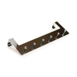 None Over The Door Hook Rail - Polished Chrome - 6 Hooks -Furniture Shop 12806958 5804832978631348