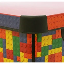 Curver Stockholm Bright Blocks Plastic Deco Storage Box Multi Colour 22L -Furniture Shop 12807671 7374833169932528