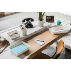 Curver My Style A6 Rectangular Plastic Storage Organiser - Vintage White -Furniture Shop 12807791 1894833169197927