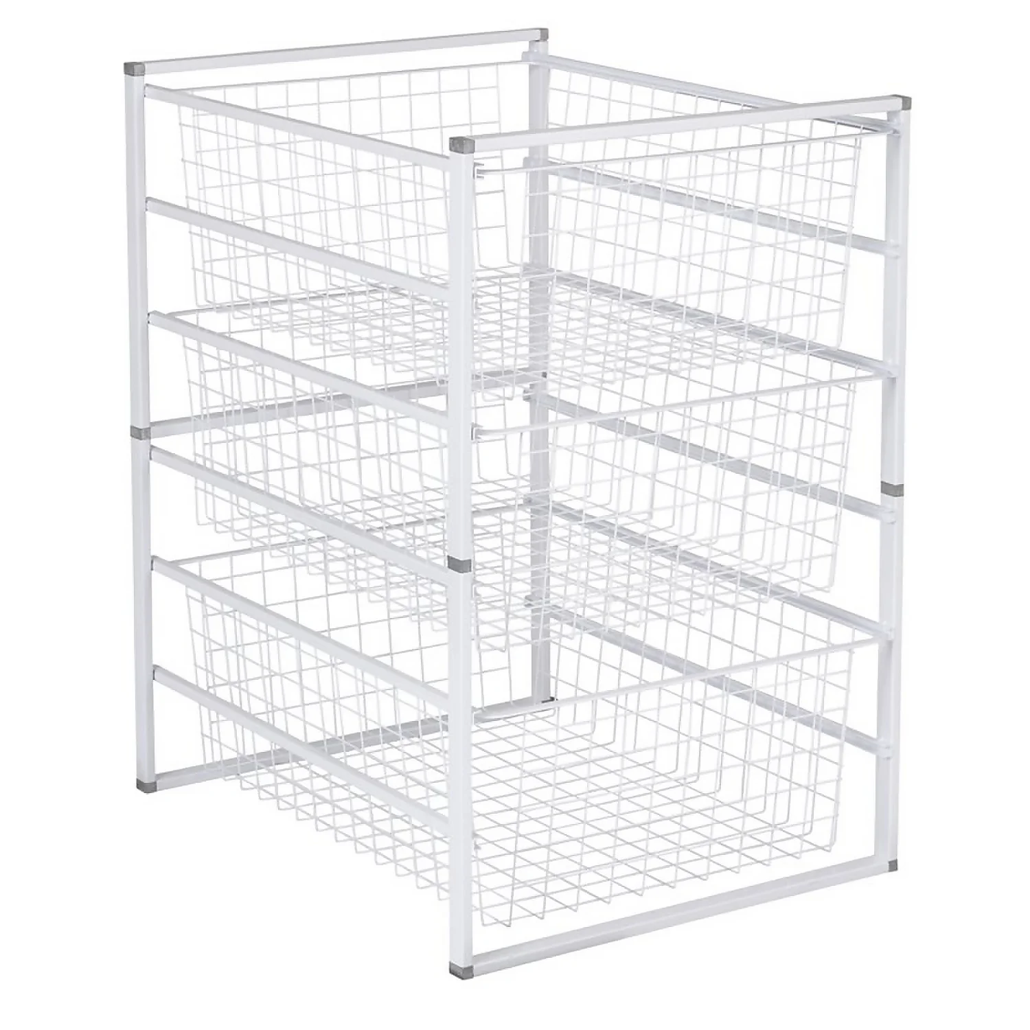 3 Wire Baskets Storage Tower 3 3 Wire Baskets Storage Tower