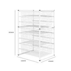 5 Wire Baskets Storage Tower -Furniture Shop 12812738 2144946440277985