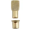 None Shelf Support Studs Gold 4 Pack -Furniture Shop 12813865 5195029632300330