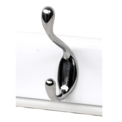 None White Hook Rail - Polished Chrome - 4 Hooks 7 None White Hook Rail - Polished Chrome - 4 Hooks -Furniture Shop 12814950 1674846183086144