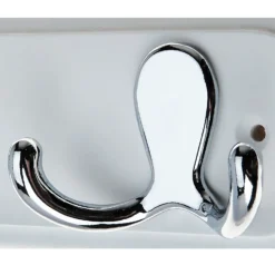 None White Hook Rail - Polished Chrome - 2 Hooks 9 None White Hook Rail - Polished Chrome - 2 Hooks -Furniture Shop 12815090 1834846183274403