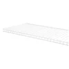 Wire Shelf - White - 122.5 X 33.5cm -Furniture Shop 12815569 1524831884245058