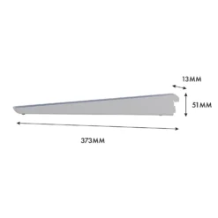 None Double Slot Bracket - White -360mm 13 None Double Slot Bracket - White -360mm -Furniture Shop 12815739 1085052927582420