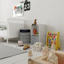 Compact Cube 2x1 Storage Unit - White -Furniture Shop 12815993 3904929106626171