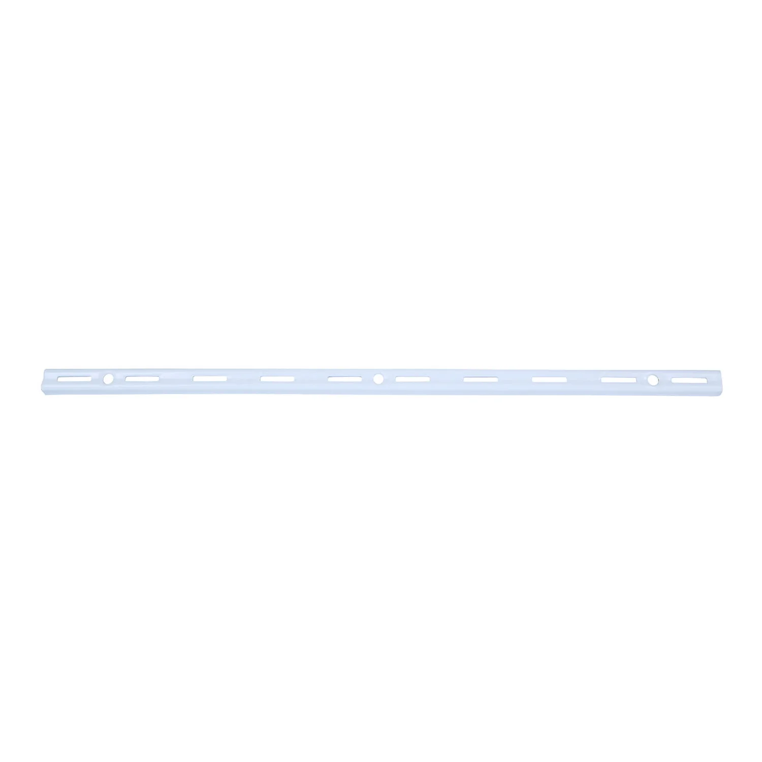 None Single Slot Upright Wall Strip - White - 150cm 3 None Single Slot Upright Wall Strip - White - 150cm