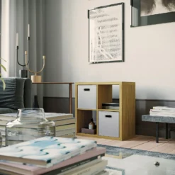 Clever Cube Fabric Insert - Woven Silver -Furniture Shop 12816126 6534929107265912