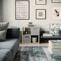 Clever Cube 2x2 Storage Unit - Oak -Furniture Shop 12816153 6184929107204184