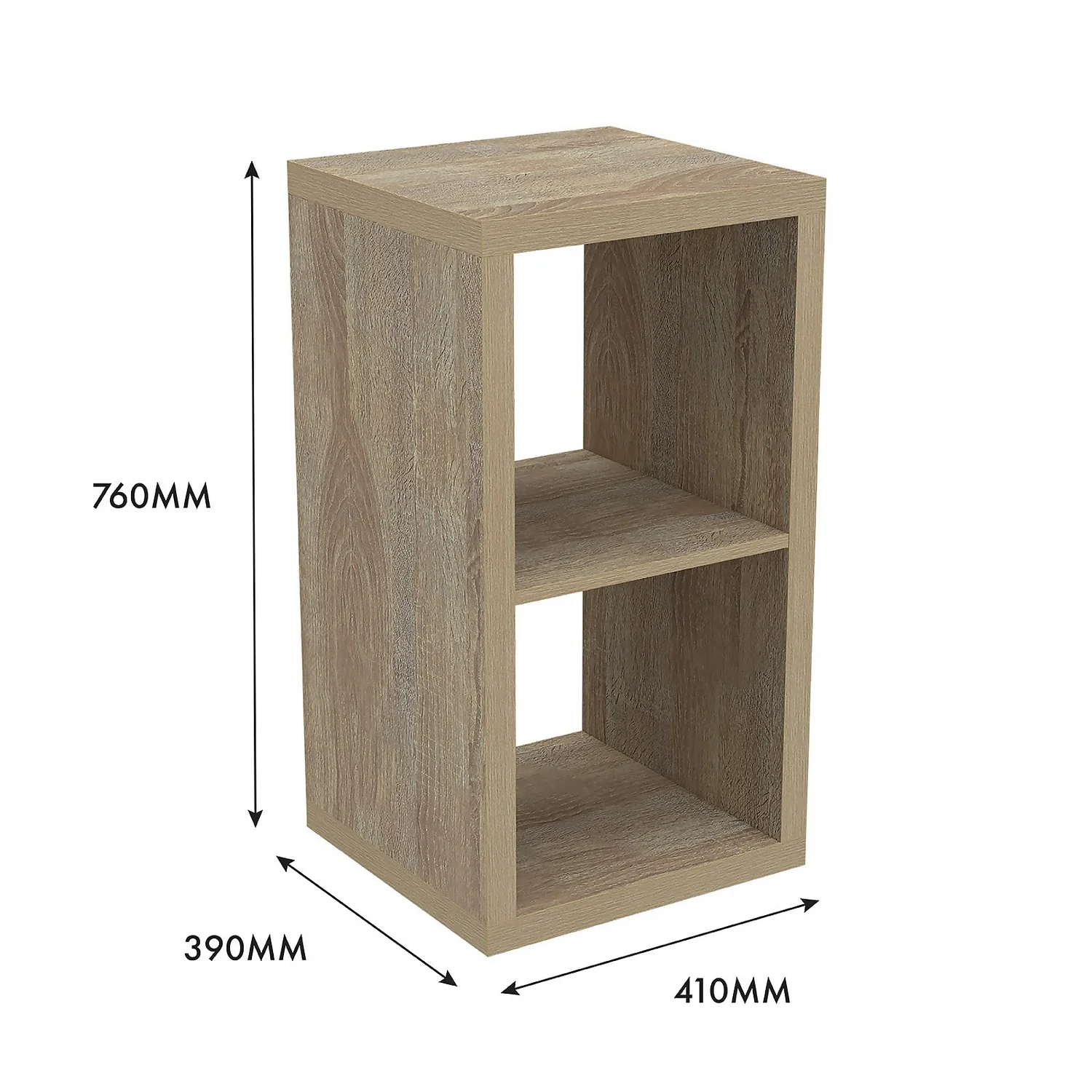 Clever Cube 2x1 Storage Unit - Oak 7 Clever Cube 2x1 Storage Unit - Oak - Image 5