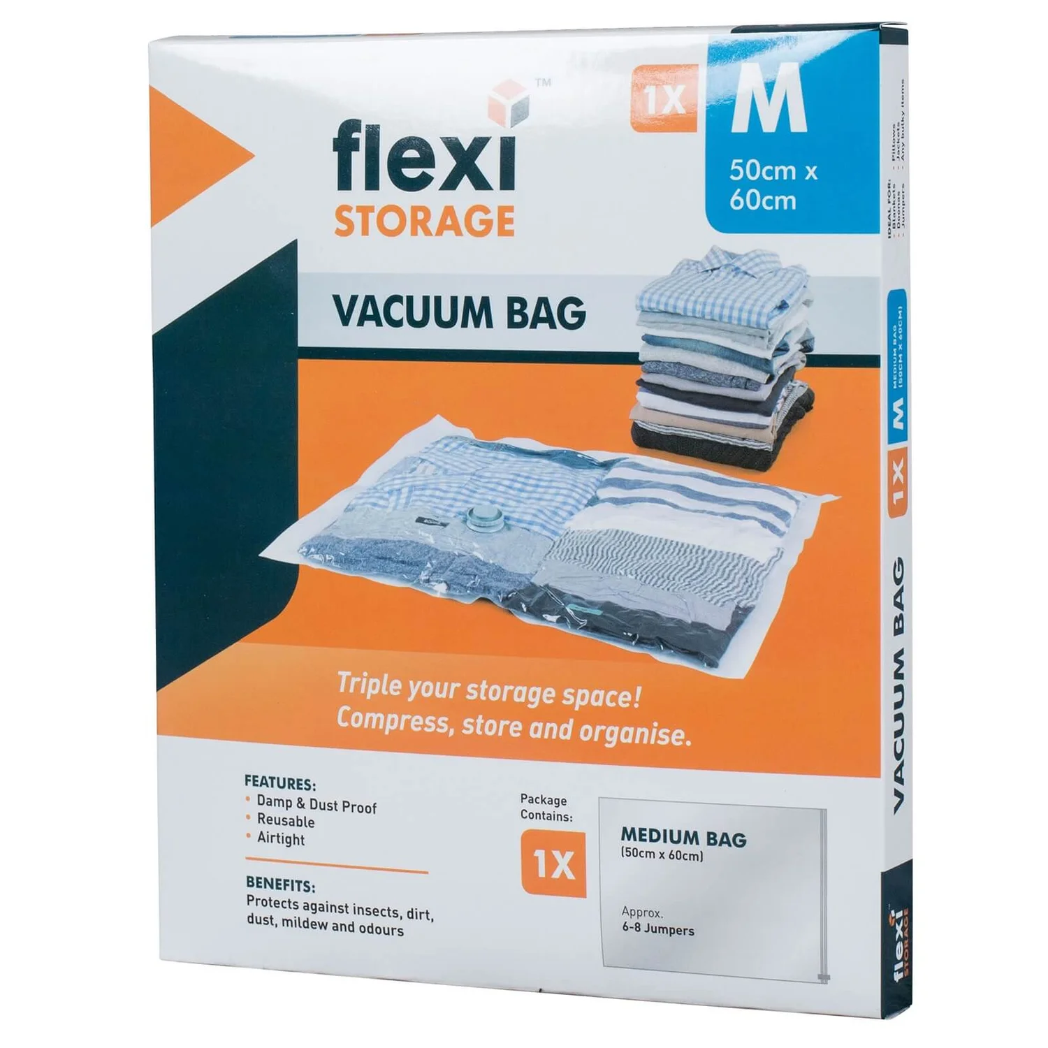 None Vacuum Storage Bag - Medium 3 None Vacuum Storage Bag - Medium
