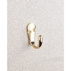Basic Single Robe Hook - Polished Brass -Furniture Shop 12817268 3604995164932248