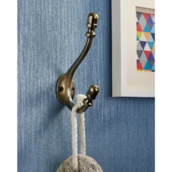 Antique Deco Hook - Antique Brass -Furniture Shop 12817402 1624995165279402