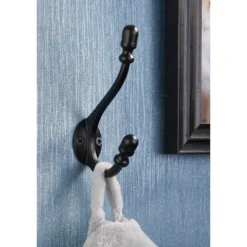 Antique Deco Hook - Matt Black -Furniture Shop 12817403 1584995165311586