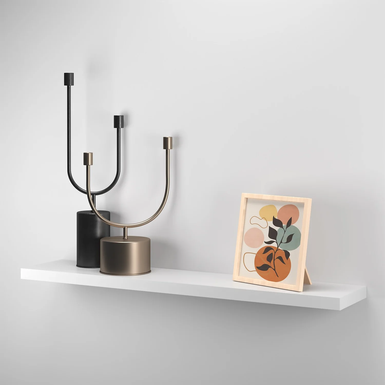 Floating Shelf - White Matt -1200 X 240 X 38mm 6 Floating Shelf - White Matt -1200 X 240 X 38mm - Image 4