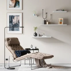 Floating Shelf - White Matt -1200 X 240 X 38mm 9 Floating Shelf - White Matt -1200 X 240 X 38mm -Furniture Shop 12817720 1234887325999644