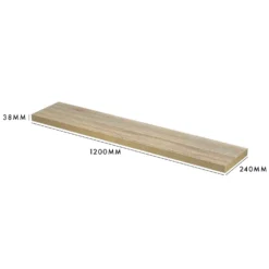 Floating Shelf - Sanoma Oak - 1200 X 240 X 38mm 9 Floating Shelf - Sanoma Oak - 1200 X 240 X 38mm -Furniture Shop 12817803 2214964085530238