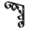 None Scroll Bracket - Black - 100x100mm 2 None Scroll Bracket - Black - 100x100mm -Furniture Shop 12818108 8414831966883607