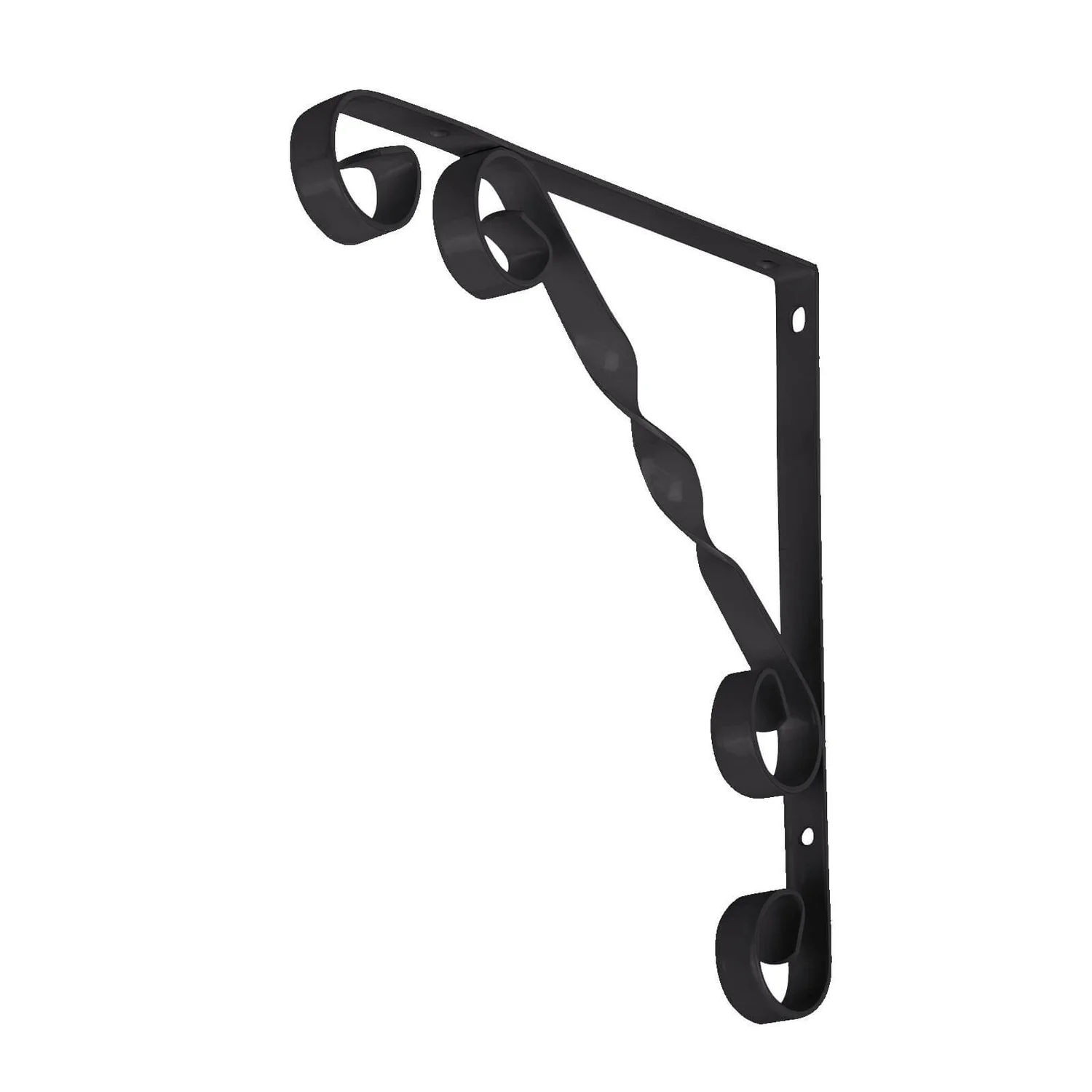 None Scroll Bracket - Black - 250x250mm 3 None Scroll Bracket - Black - 250x250mm