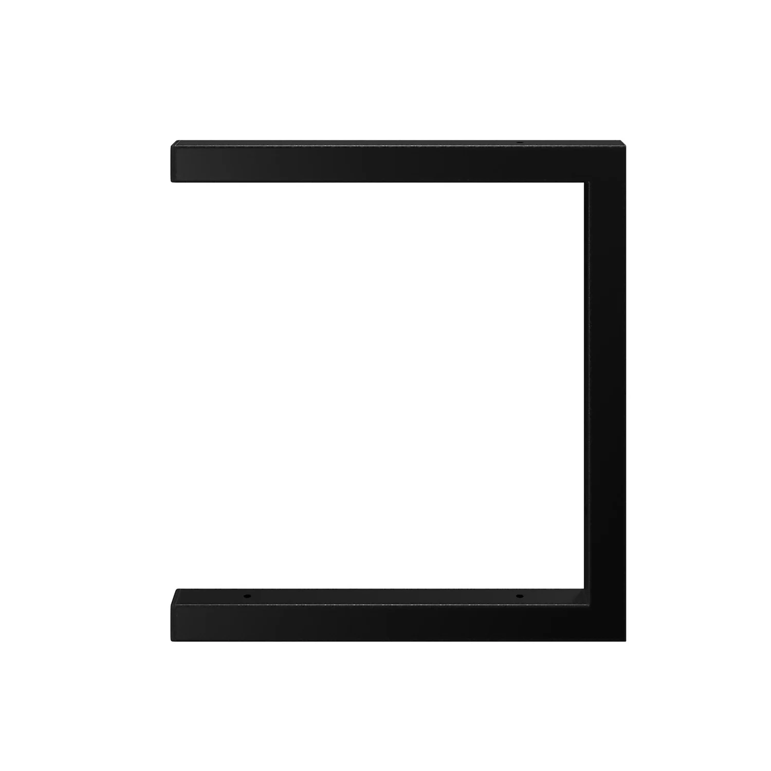 None Double U Shelf Bracket - Black - 330x300mm 5 None Double U Shelf Bracket - Black - 330x300mm - Image 3