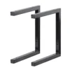None Double U Shelf Bracket - Black - 330x300mm -Furniture Shop 12820763 2794831906733073