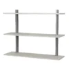3 Tier Shelf Kit - White Oak & Nickel Bracket 1 3 Tier Shelf Kit - White Oak & Nickel Bracket -Furniture Shop 12821193 4134831908214839