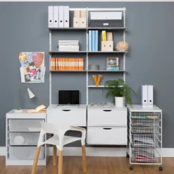 Shelf Grey Oak 1200x16x250mm -Furniture Shop 12821480 8384832960703252