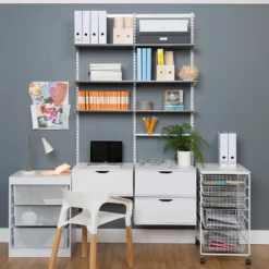 Shelf Grey Oak 1200x16x200mm -Furniture Shop 12821487 1744832960348601