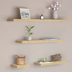 Floating Shelf - Sanoma Oak - 600 X 240 X 38mm -Furniture Shop 12822021 1554964085424251