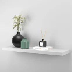 Floating Shelf - White Matt - 900 X 240 X 38mm -Furniture Shop 12822045 1194887314846862