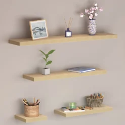 Floating Shelf - Sanoma Oak - 900 X 240 X 38mm -Furniture Shop 12822050 1984964085473691