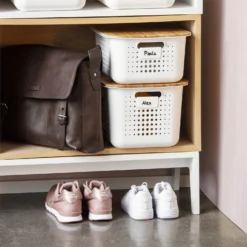 2 Pack Smartstore Wardrobe Basket Tag - White -Furniture Shop 12822341 1554833173284026