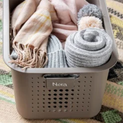 2 Pack Smartstore Wardrobe Basket Tag - Taupe -Furniture Shop 12822346 1324833174055671