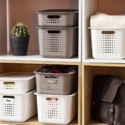 2 Pack Smartstore Wardrobe Basket Tag - Taupe -Furniture Shop 12822346 2114833174113718