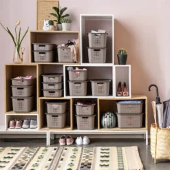 2 Pack Smartstore Wardrobe Basket Tag - Taupe -Furniture Shop 12822346 2434833174166107