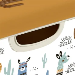 Curver Stockholm Llama Plastic Deco Storage Box - Multi-Coloured - 22L -Furniture Shop 12824053 1064832982957858