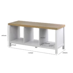 Clever Cube 1x3 Storage Unit With Legs - White 17 Clever Cube 1x3 Storage Unit With Legs - White -Furniture Shop 12824159 1165052927610062