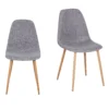Ludlow Upholstered Dining Chair - Set Of 2 - Grey 1 Ludlow Upholstered Dining Chair - Set Of 2 - Grey -Furniture Shop 12825369 1704910164488744