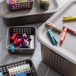 Smartstore 1L Wardrobe Basket - Taupe -Furniture Shop 12826428 1284833174467046