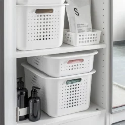 Smartstore 6L Wardrobe Basket - White -Furniture Shop 12826433 1964833172947198