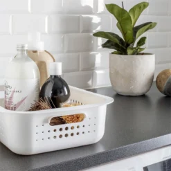 Smartstore 6L Wardrobe Basket - White -Furniture Shop 12826433 8784833172802298