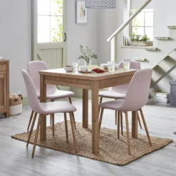 Ludlow Upholstered Dining Chair - Set Of 2 - Dusky Pink 8 Ludlow Upholstered Dining Chair - Set Of 2 - Dusky Pink -Furniture Shop 12827653 1744832954288037