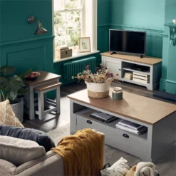 Two-Tone Cotton Rope Basket -Furniture Shop 12829235 4314832978875602