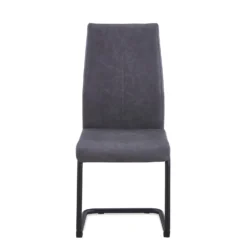 Skelby Cantilever Dining Chairs - Set Of 2 - Grey -Furniture Shop 12834897 2024833172886766