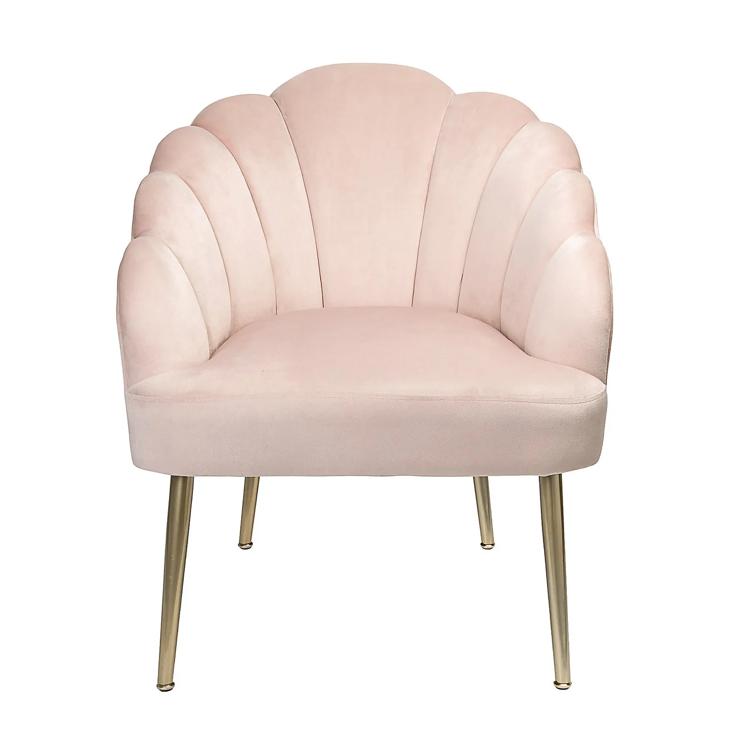 Sophia Scallop Occasional Chair - Blush 6 Sophia Scallop Occasional Chair - Blush - Image 4
