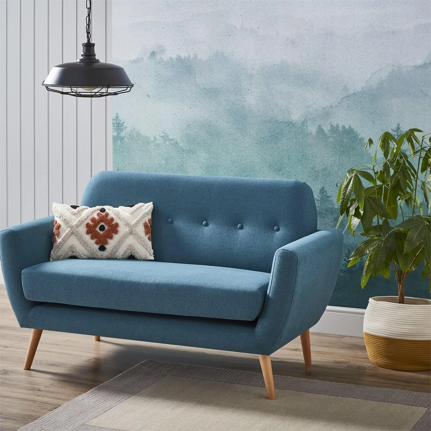 Scandi Savannah Sofa - Teal 4 Scandi Savannah Sofa - Teal - Image 2