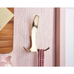 Tri Hook - Brushed Brass -Furniture Shop 12838733 9614995165505539