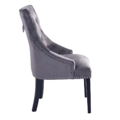 Annabelle Velvet Dining Chairs - Set Of 2 - Grey -Furniture Shop 12838750 1234904215157610